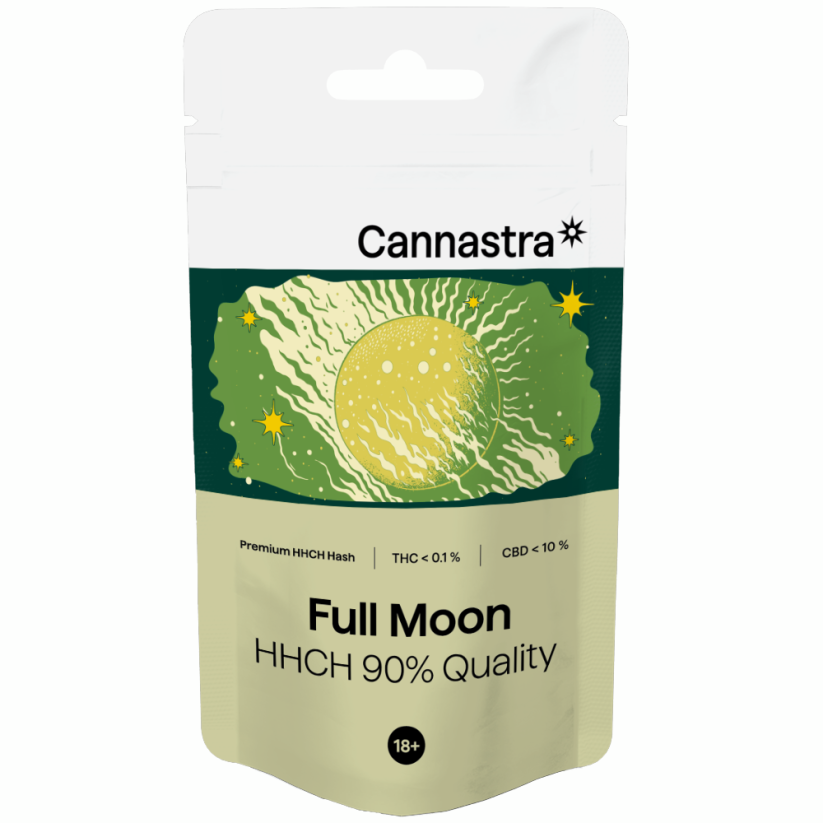 Cannastra HHCH Hash Full Moon, HHCH 90% qualità, 1g - 100g