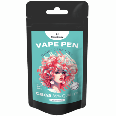 Canntropy CBG9 ühekordselt kasutatav Vape Pen Candy Cane Kush, CBG9 85% kvaliteet, 1 ml