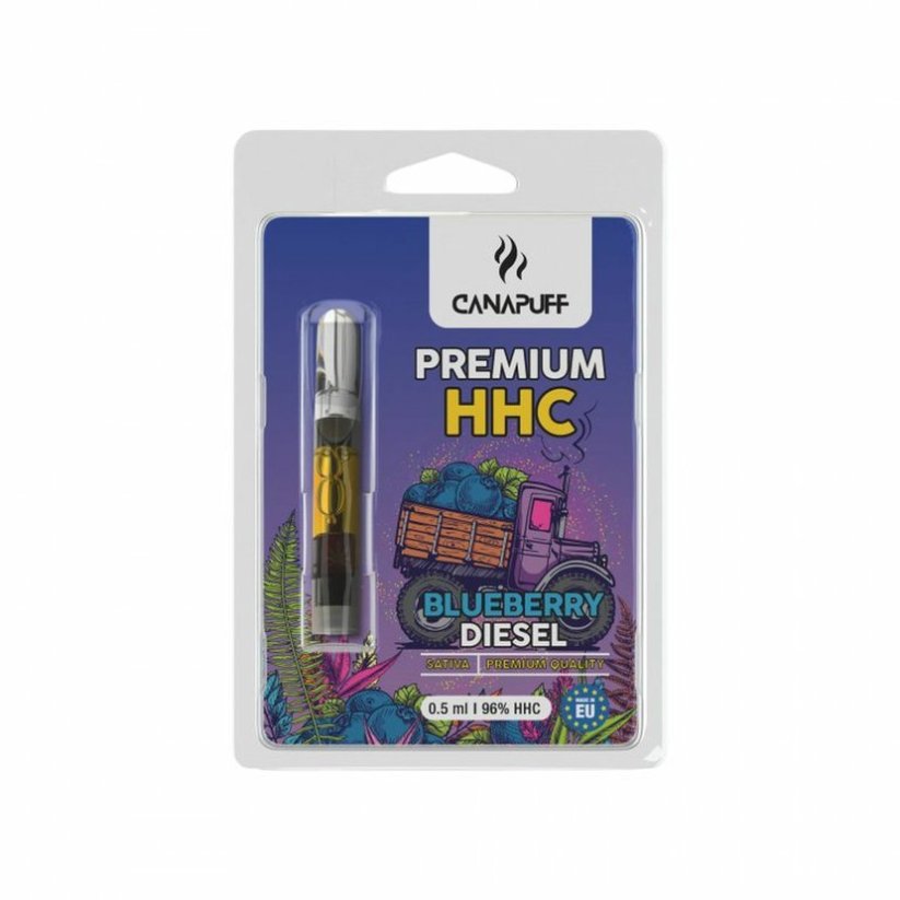 CanaPuff - Cartouche BLUEBERRY DIESEL - HHC 96 %, 0,5 ml