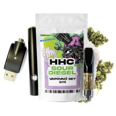 Czech CBD HHC Set Bateria + Cartridge Sour Diesel, 94 %, 1 ml