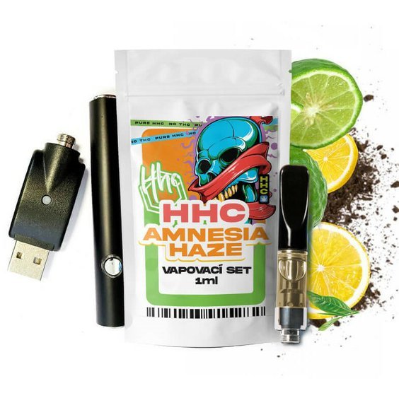 Czech CBD HHC Set Batterie + Cartridge Amnesia Haze, 94 %, (1ml)