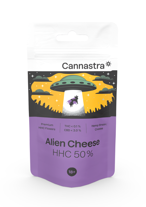 Cannastra HHC λουλούδι Alien Cheese 50 %, 1g - 100g