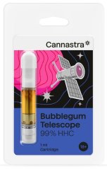 Cartuș Cannastra HHC Bubblegum Telescope, 99 %, 1 ml