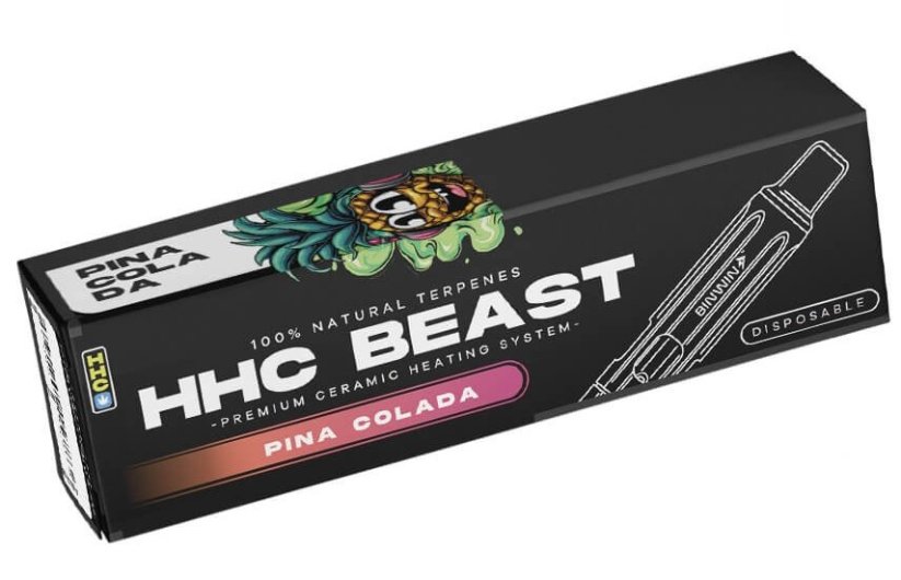 Czech CBD HHC Vape BEAST PinaColada, 94 %, 1 ml