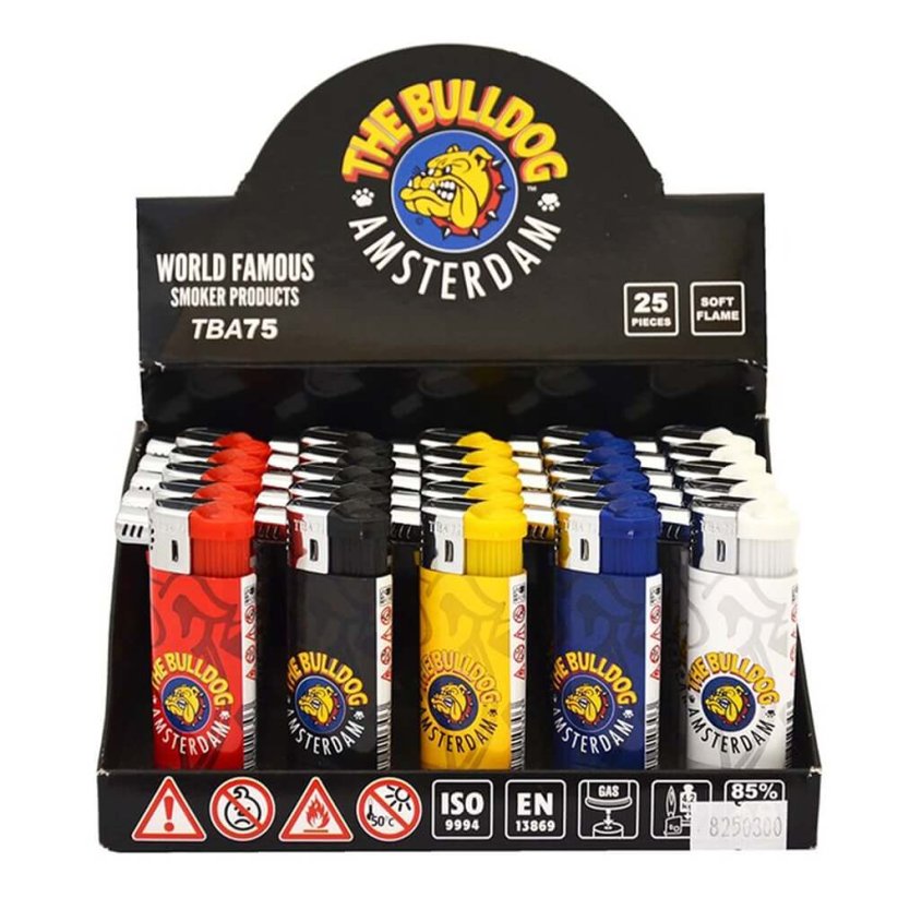 The Bulldog Vindtæt lighter med blød flamme