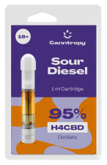 Canntropy H4CBD Cartouche Sour Diesel, 95 % H4CBD, 1 ml