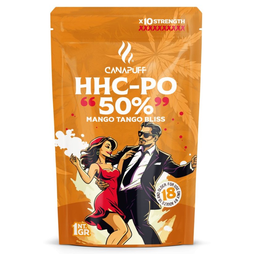CanaPuff HHCPO Flowers Mango Tango Bliss, 50 % HHCPO, 1 - 5 g - Number of grams: 3 grams