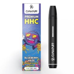 CanaPuff BLUEBERRY HAZE 96 % HHC - Stilou de vape de unică folosință, 1 ml