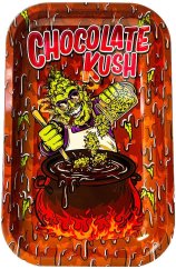 Best Buds Chocolate Kush Chocolate Kush Metal Rolling Tray Medium, 17x28 cm