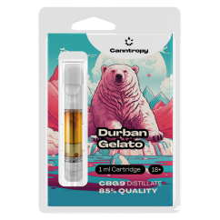 Canntropy CBG9 Cartridge Durban Gelato, CBG9 85% kvalitet, 1 ml