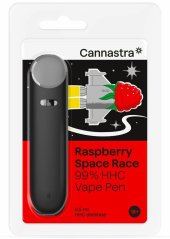 Cannastra HHC Vape Pen Raspeberry Space Race, 99 % HHC, (0,5 ml)