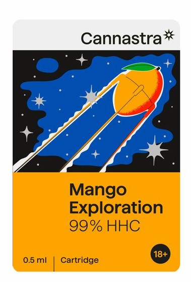 Cannastra HHC Cartouche Mango Exploration, 99 %, 0,5 ml