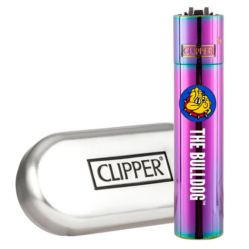 The Bulldog Clipper ICY Metal Lighter + gaveæske