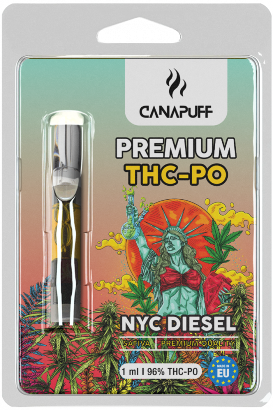 CanaPuff THCPO Cartridge NYC Diesel, THCPO 96 %, 1 ml