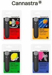 Cannastra HHC Vape Pen Set, 99% HHC, all in one set - 4 flavours x 0.5 ml