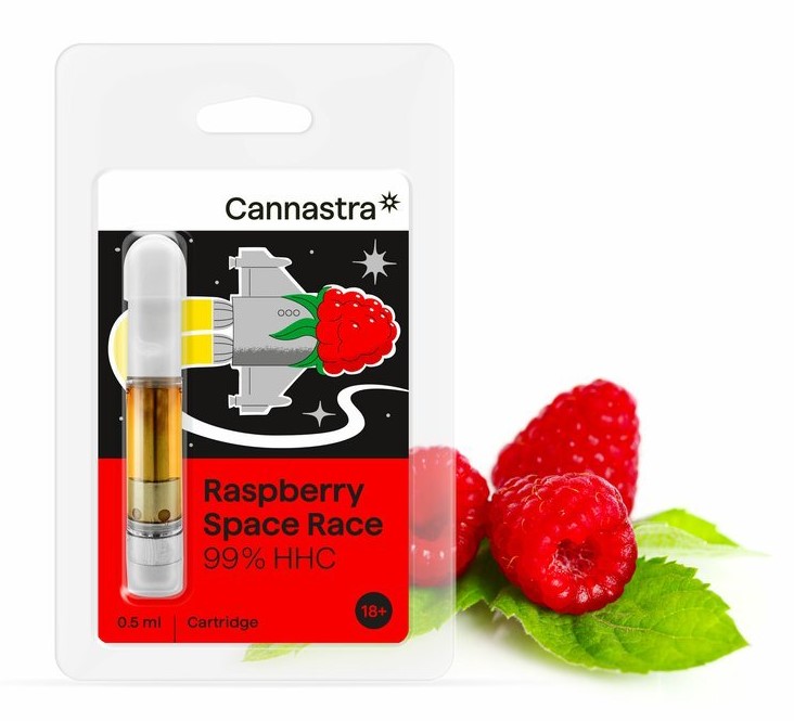 Cannastra HHC Cartucho Raspberry Space Race, 99 %, 0,5 ml