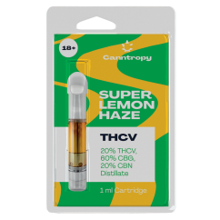 Canntropy THCV-patron Super Lemon Haze - 20 % THCV, 60 % CBG, 20 % CBN, 1 ml