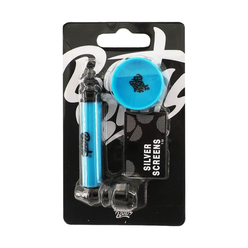 Best Buds Pipsy Metal Pipe avec Mini Grinder, 4 couleurs