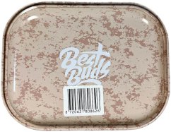 Best Buds Cookies And Cream Tabuleiro de metal para rolos Pequeno, 14x18 cm