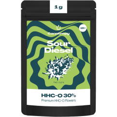 Canntropy HHC-O flower Sour Diesel 30%, 1 g - 100 g