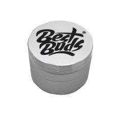 Best Buds Mighty Aluminium Grinder hõbedane, 4 osa, 60 mm