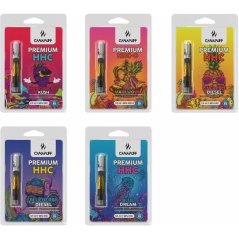 Canapuff Paquet de cartouches HHC, 96 % HHC, tout en un - 5 saveurs x 0,5 ml