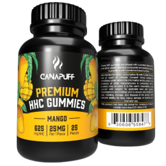 CanaPuff HHC Gummies Mango, 20 Stück x 25 mg, 500 mg, ( 70 g )