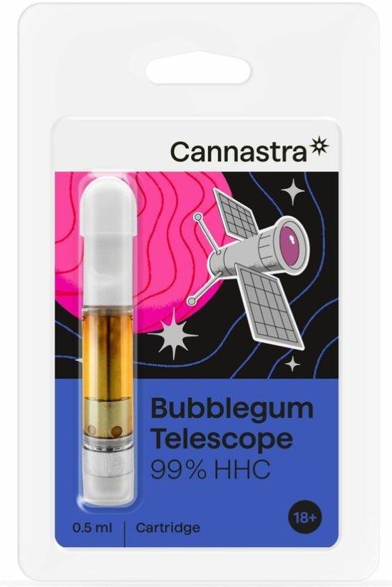 Cannastra HHC-patron Bubblegum Telescope, 99 %, 0,5 ml