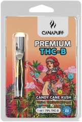 CanaPuff THCB Cartouche Candy Cane Kush, THCB 79 %, 1 ml
