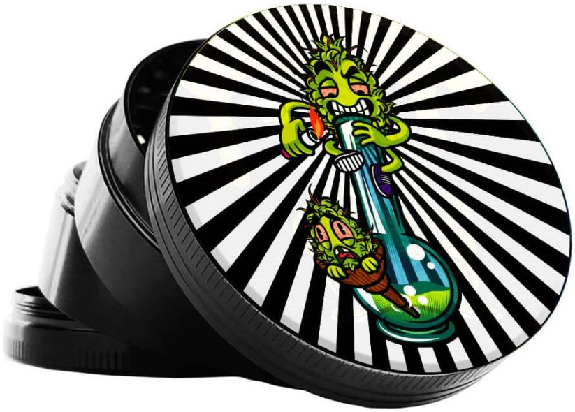 Moedor de Metal Best Buds Smoke Me 4 Peças - 50mm