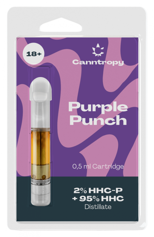 Canntropy HHC Blend Cartridge Purple Punch, 2 % HHC-P, 95 % HHC, (0,5 ml)