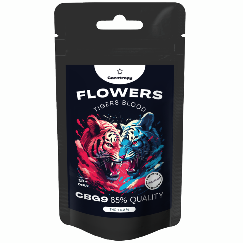 Canntropy CBG9 Flowers Tigers Blood, CBG9 85% quality, 1 - 5 g - Number of grams: 5 grams