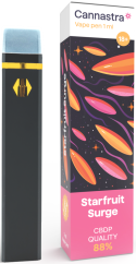 Cannastra CBDP Vape Pen за еднократна употреба Starfruit Surge, CBDP 88 % качество, 1 ml