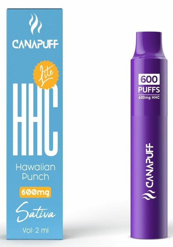 CanaPuff HHC Lite Havaiian Punch, 600 mg HHC, (2 ml)