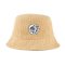 Bulldog Emcket Hat Borduring Beige