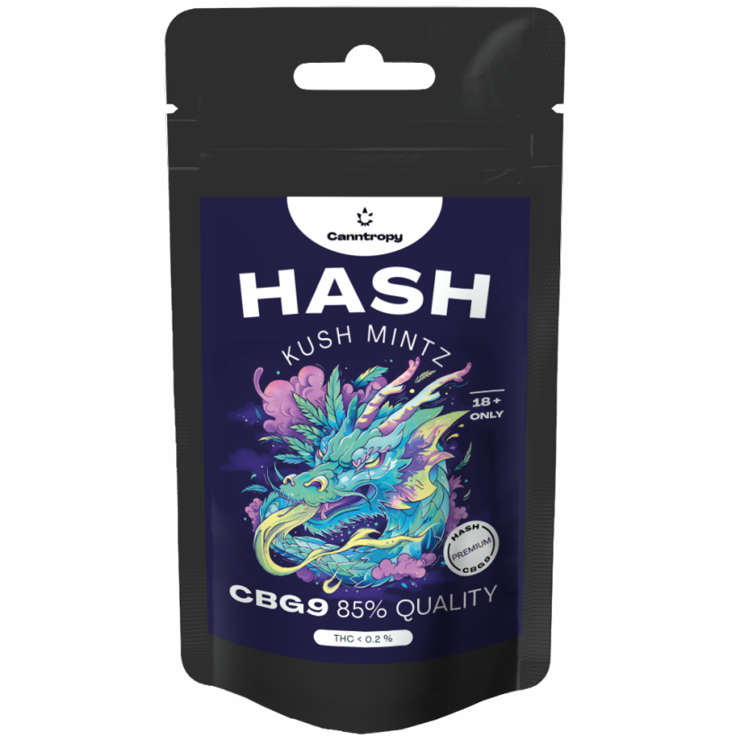 Canntropy CBG9 Hash Kush Mintz 85% quality, 1 g - 5 g - Number of grams: 3 grams