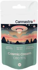 Cannastra CBD Flores Crema Cósmica, CBD 15 %, 1 g - 100 g