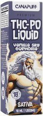 CanaPuff THCPO Líquido Euforia Cielo de Vainilla, 1500 mg, 10 ml