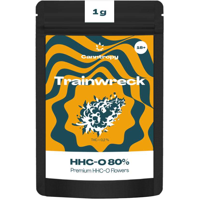 Canntropy HHC-O flower Trainwreck 80 %, 1 g - 100 g